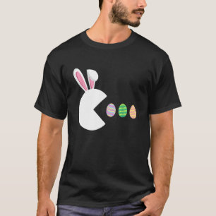 Video Game Bunny Eggs Funny Easter Gamer Kid Boys T-Shirt