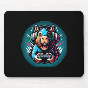 Video Game Capybara Gaming Mouse Pad