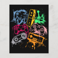 Video Game Console Controllers Retro 80's 90's Arc