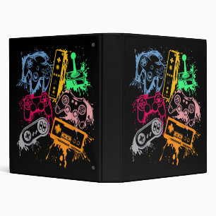 Video Game Console Controllers Retro 80's 90's Arc Binder