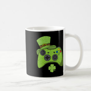Video Game Console St Patricks Day Kids Gamers Coffee Mug
