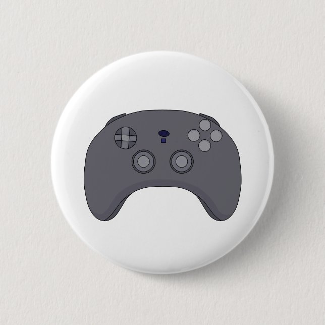 Video Game Controller 2 Inch Round Button (Front)