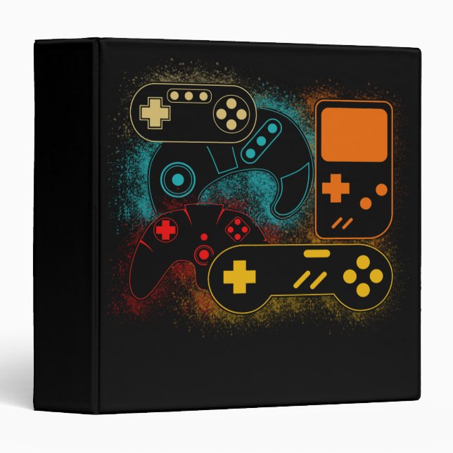 Video Game Controller Binder (Front/Spine)