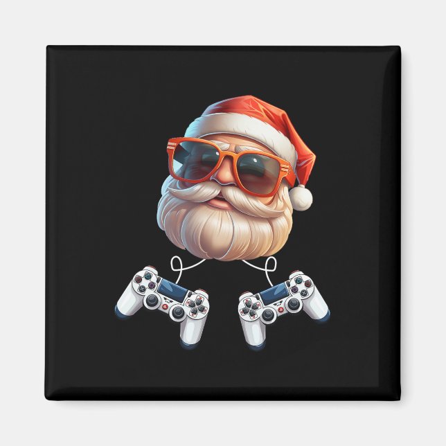 Video Game Controller Christmas Gamer Gaming Enthu Magnet (Front)