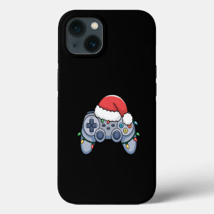 Video Game Controller Christmas Santa Hat Gamer iPhone 13 Case