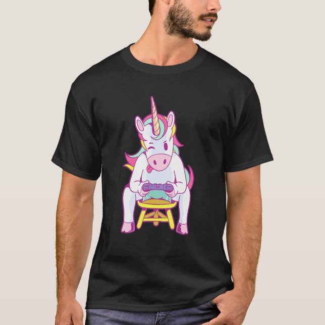 Video Game Controller Gaming Console Gamer Streami T-Shirt (Front)