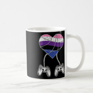 Video-game Controller Gender-fluid Pride Gaming Lg Coffee Mug