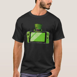 Video Game Controller Irish Gamer Boys St Patricks T-Shirt