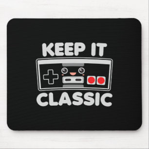 Video Game Controller Keep It Clic Humour 80s Retr Mouse Pad