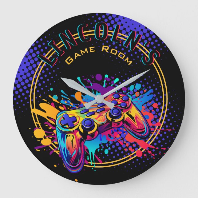 Video Game Controller Large Clock (Front)