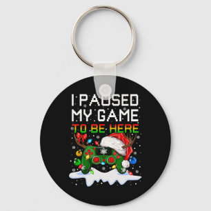 Video-game Controller Santa Hat Christmas Gaming X Keychain