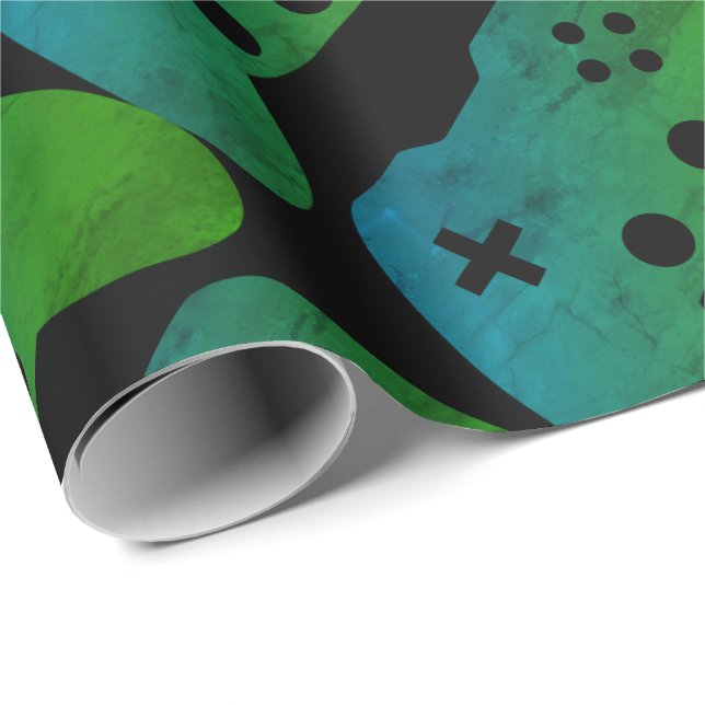 Video Game Controller Wrapping Paper (Roll Corner)