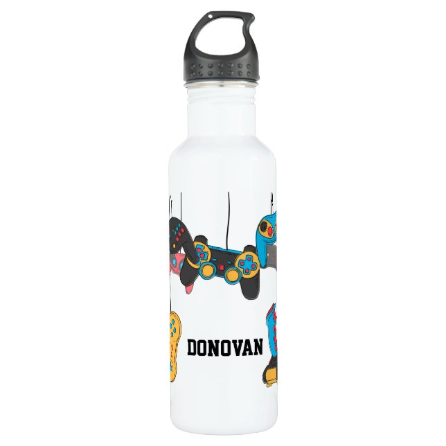 Video Game Controllers 710 Ml Water Bottle (Front)