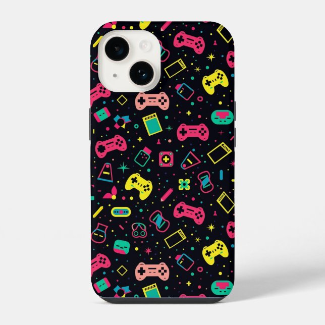 Video Game Controllers Pattern  iPhone Case (Back)