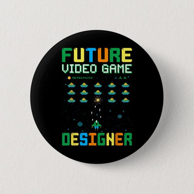 Video Game Designer For Kids1  2 Inch Round Button (Front)