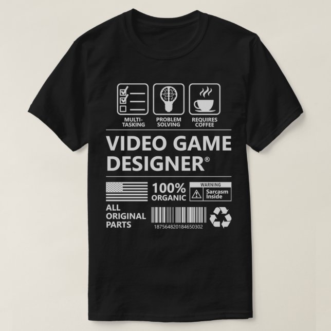 Video Game Designer Funny Gift Pullover  (Design Front)
