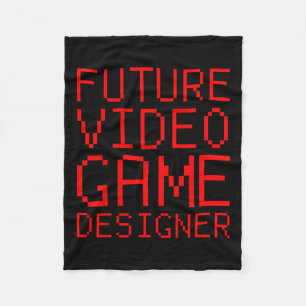 Video Game Designer Kid's Fleece Blanket