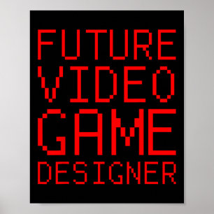 Video Game Designer Kid's  Poster