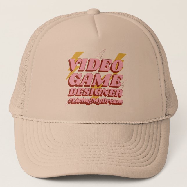 video game designer  trucker hat (Front)