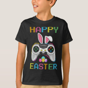 Video Game Easter Bunny Gaming Controller Gamer Bo T-Shirt