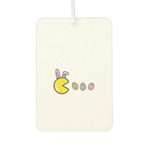 Video Game Eating Easter Eggs Retro Gamer Men Boys Air Freshener