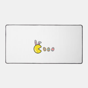 Video Game Eating Easter Eggs Retro Gamer Men Boys Desk Mat