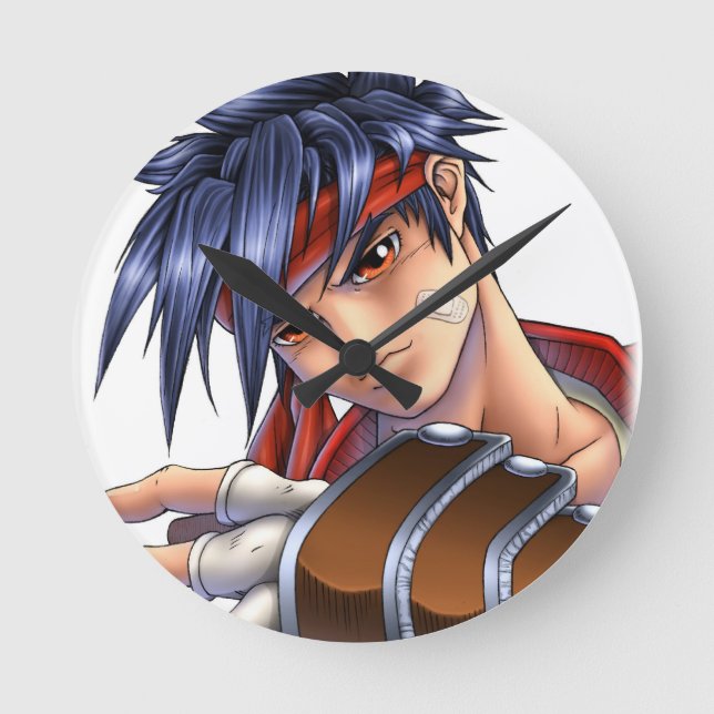 Video Game Fan Art Round Clock (Front)