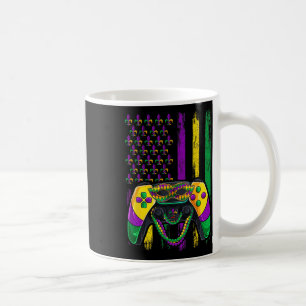 Video Game Flag Beads Kids Mardi Gras Shirts  Coffee Mug