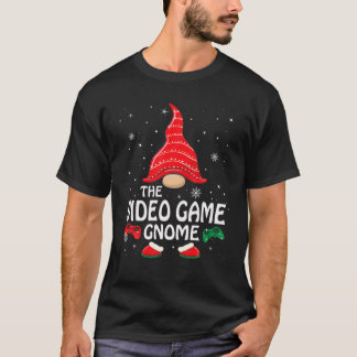Video Game Gnome Matching Family Group Christmas P T-Shirt
