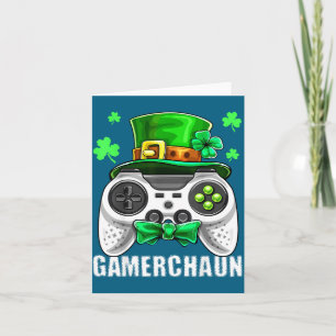 Video Game Leprechaun Costume St. Patrick's Day Ki Card