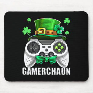 Video Game Leprechaun Costume St. Patrick's Day Ki Mouse Pad