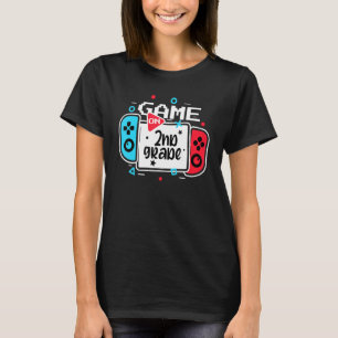Video Game On 2nd Grade Cool Kids Team Second Back T-Shirt