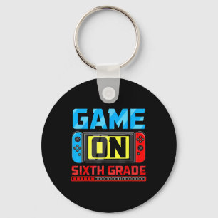 Video Game On Sixth Grade Gamer Byck To School Fir Keychain