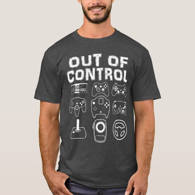 Video Game Player Gift Funny Retro Gaming Sarcasm  T-Shirt (Front)