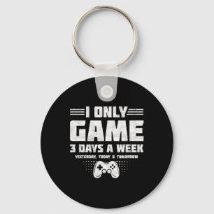 Video Game Player - Pc Console Online Gaming - Fun Keychain