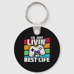 Video Game Player - Pc Console Online Gaming - Fun Keychain