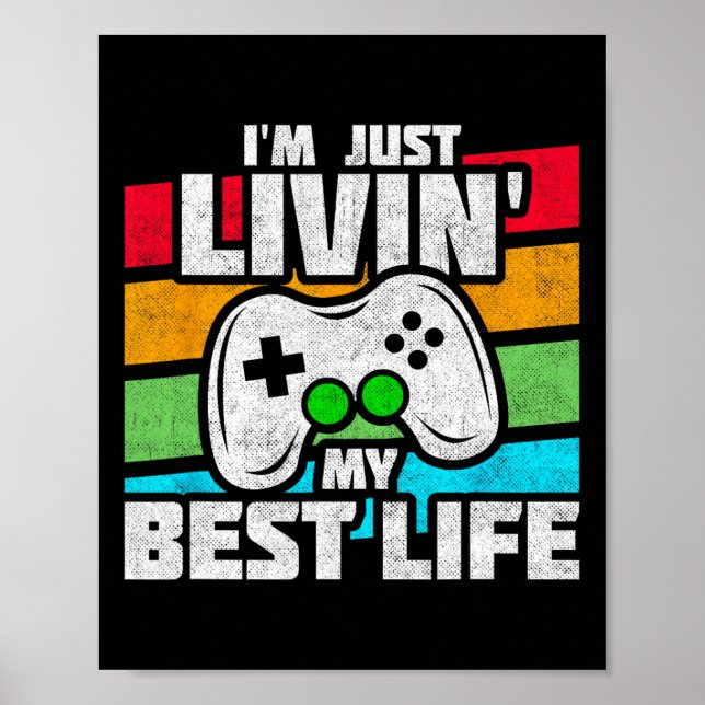Video Game Player - Pc Console Online Gaming - Fun Poster (Front)