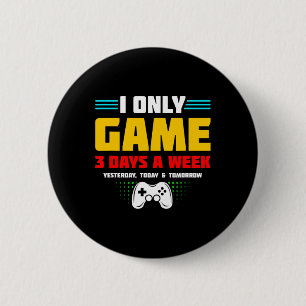 Video Game Player - Video Gamer - Gamer Meme - Fun 2 Inch Round Button