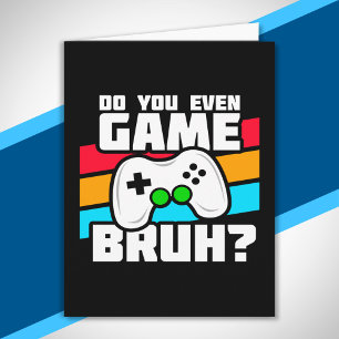 Video Game Player - Video Gaming - Funny Gamer Card