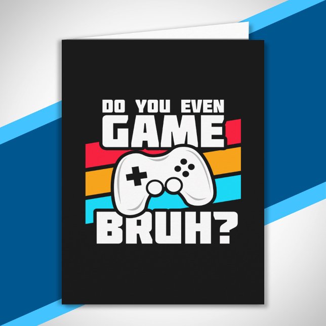 Video Game Player - Video Gaming - Funny Gamer Card (Creator Uploaded)