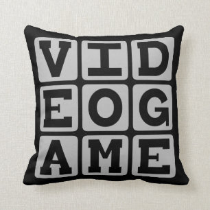Video Game, Recreational Activity Throw Pillow