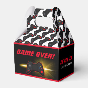 Video Game Red Controller Favor Box