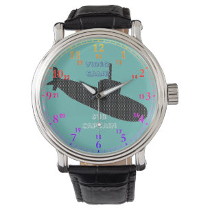 Video Game Sub Captain Watch