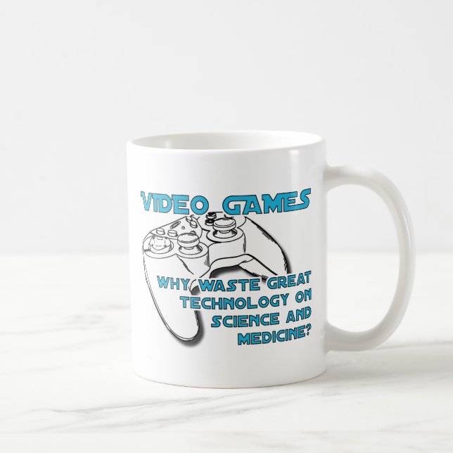 Video Game Technology Funny Mug Humour (Right)