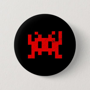 Video Game Vintage Retro Arcade  2 Inch Round Button
