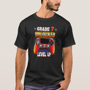 Video Gamer Back to School - Grade 7 Unlocked Leve T-Shirt