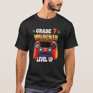 Video Gamer Back To School - Grade 7 Unlocked Leve T-Shirt