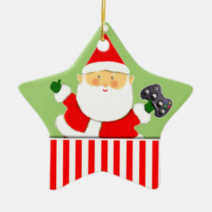 Vidéo Gamer Cadeau en céramique ornement