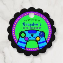 VIDEO GAMER GAMING Birthday Party Gift Take Home