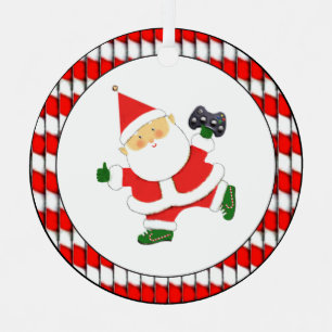 Video Gamer Gift Personalized Metal Ornament